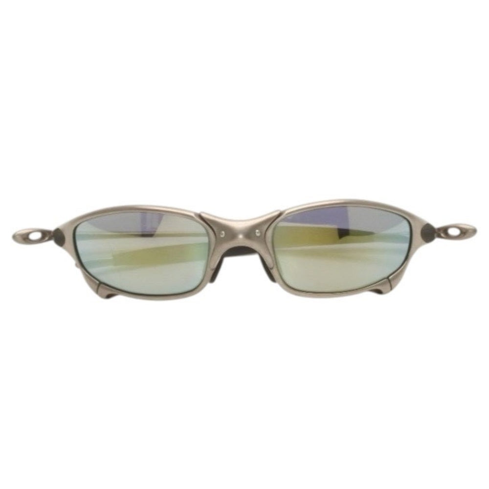 OAKLEY オークリー JULIET ジュリエット Plasma プラズマ サングラス アイウェア JE019673 X-Metal エメラルドイリジウム 美品 中古 4a000335
