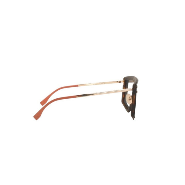 極美品 FENDI フェンディ Sunglasses サングラス M0076 FFロゴ Black ブラック Gold ゴールド 中古 4a000332