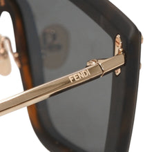 画像をギャラリービューアに読み込む, 極美品 FENDI フェンディ Sunglasses サングラス M0076 FFロゴ Black ブラック Gold ゴールド 中古 4a000332