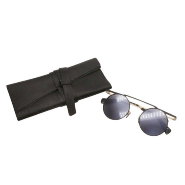 極美品 Yohji Yamamoto ヨウジヤマモト YY7023 Sunglasses サングラス Black Gold ブラック ゴールド 49□22 145 中古 4a000336