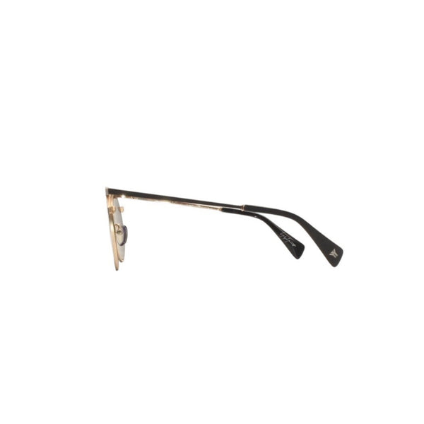 極美品 Yohji Yamamoto ヨウジヤマモト YY7023 Sunglasses サングラス Black Gold ブラック ゴールド 49□22 145 中古 4a000336