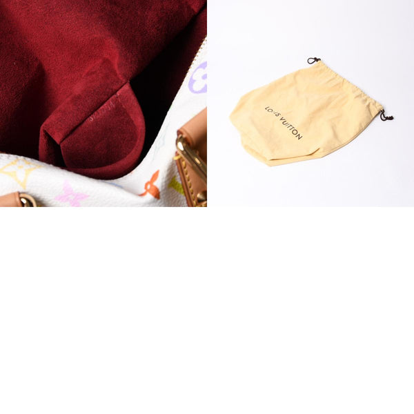 Very good condition LOUIS VUITTON Speedy 30 handbag M92643 Monogram Multicolor Takashi Murakami White Used 4a000565