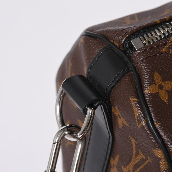Very good condition LOUIS VUITTON Keepall Bandouliere 45 Boston bag M56711 Monogram Macassar Brown Used 4a000361