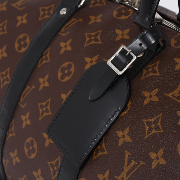 Very good condition LOUIS VUITTON Keepall Bandouliere 45 Boston bag M56711 Monogram Macassar Brown Used 4a000361