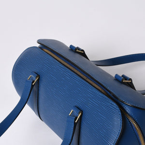 LOUIS VUITTON Handbag Papillon Souflot Epi Blue M52225 Good Condition Used 4a000174