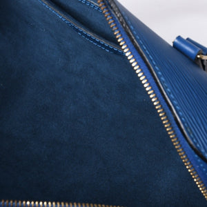 LOUIS VUITTON Handbag Papillon Souflot Epi Blue M52225 Good Condition Used 4a000174