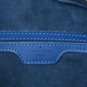 LOUIS VUITTON Handbag Papillon Souflot Epi Blue M52225 Good Condition Used 4a000174