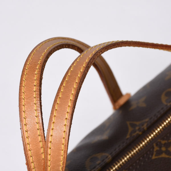 LOUIS VUITTON ルイヴィトン パピヨン26 ハンドバッグ M51386 モノグラム PVC レザー ブラウン ゴールド金具 美品 中古 4a000359