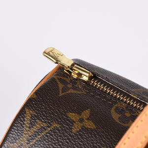 LOUIS VUITTON ルイヴィトン パピヨン26 ハンドバッグ M51386 モノグラム PVC レザー ブラウン ゴールド金具 美品 中古 4a000359