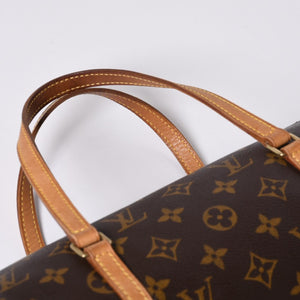 LOUIS VUITTON ルイヴィトン パピヨン26 ハンドバッグ M51386 モノグラム PVC レザー ブラウン ゴールド金具 美品 中古 4a000366