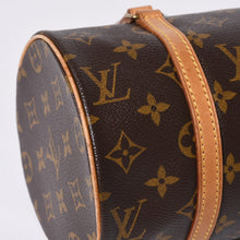 画像をギャラリービューアに読み込む, LOUIS VUITTON ルイヴィトン パピヨン26 ハンドバッグ M51386 モノグラム PVC レザー ブラウン ゴールド金具 美品 中古 4a000366