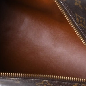 LOUIS VUITTON ルイヴィトン パピヨン26 ハンドバッグ M51386 モノグラム PVC レザー ブラウン ゴールド金具 美品 中古 4a000366