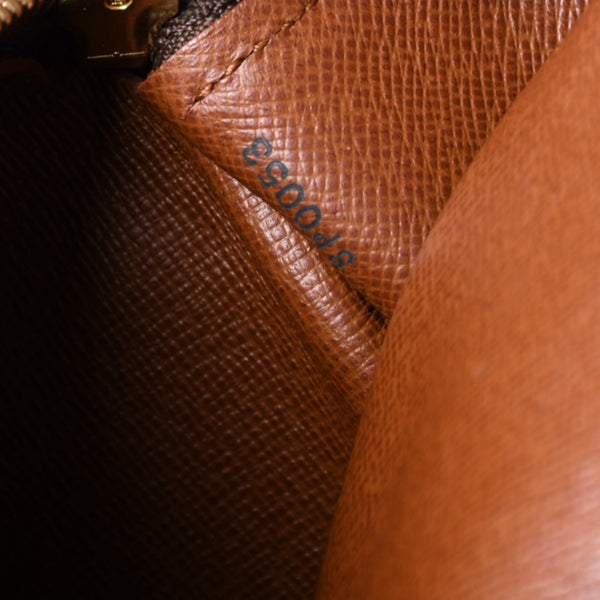 LOUIS VUITTON ルイヴィトン パピヨン26 ハンドバッグ M51386 モノグラム PVC レザー ブラウン ゴールド金具 美品 中古 4a000366