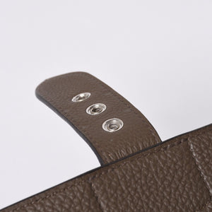 Like new HERMES Handbag Sac Adepeche 41 Taupe Leather Togo Silver Hardware T Stamp Used 4a000578