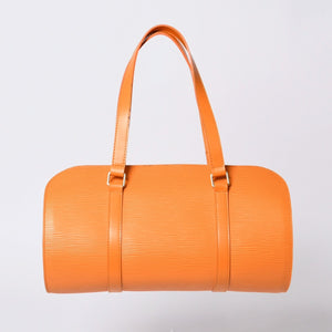 新品未使用 LOUIS VUITTON ルイヴィトン スフロ ハンドバッグ M5222H エピ レザー オレンジ ゴールド金具 中古 4a000413