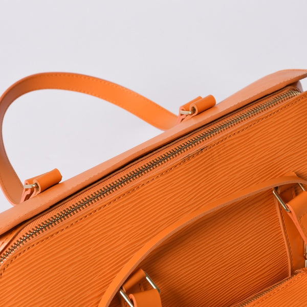 新品未使用 LOUIS VUITTON ルイヴィトン スフロ ハンドバッグ M5222H エピ レザー オレンジ ゴールド金具 中古 4a000413