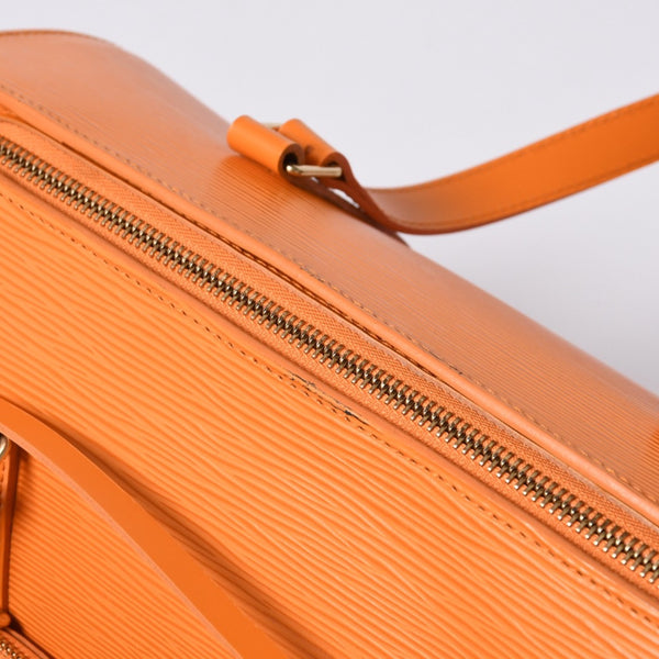 新品未使用 LOUIS VUITTON ルイヴィトン スフロ ハンドバッグ M5222H エピ レザー オレンジ ゴールド金具 中古 4a000413