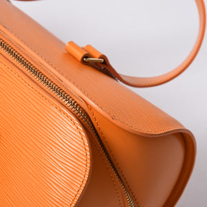 新品未使用 LOUIS VUITTON ルイヴィトン スフロ ハンドバッグ M5222H エピ レザー オレンジ ゴールド金具 中古 4a000413
