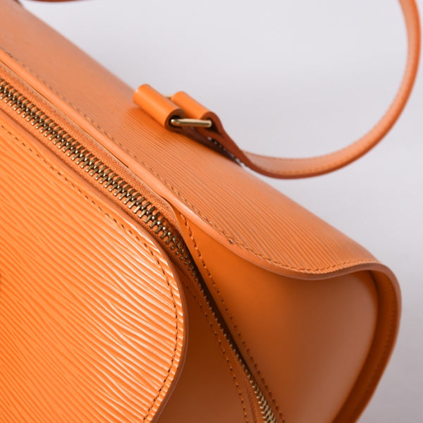 新品未使用 LOUIS VUITTON ルイヴィトン スフロ ハンドバッグ M5222H エピ レザー オレンジ ゴールド金具 中古 4a000413