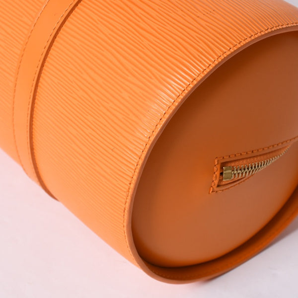 新品未使用 LOUIS VUITTON ルイヴィトン スフロ ハンドバッグ M5222H エピ レザー オレンジ ゴールド金具 中古 4a000413