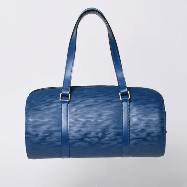 LOUIS VUITTON Handbag Papillon Souflot Epi Blue M52225 Good Condition Used 4a000174