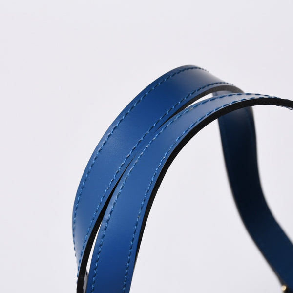 LOUIS VUITTON Handbag Papillon Souflot Epi Blue M52225 Good Condition Used 4a000174