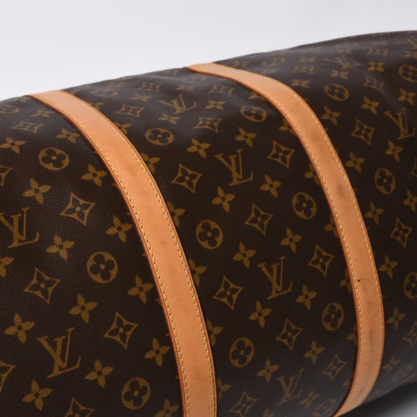 LOUIS VUITTON Keepall Bandouliere 60 Boston Bag M41412 Monogram PVC Tanned Leather Brown Good Condition Used 4a000588
