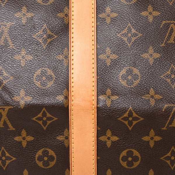 LOUIS VUITTON Keepall Bandouliere 60 Boston Bag M41412 Monogram PVC Tanned Leather Brown Good Condition Used 4a000588