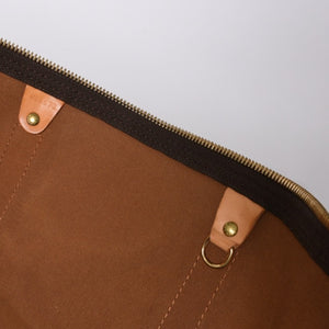 LOUIS VUITTON Keepall Bandouliere 60 Boston Bag M41412 Monogram PVC Tanned Leather Brown Good Condition Used 4a000588