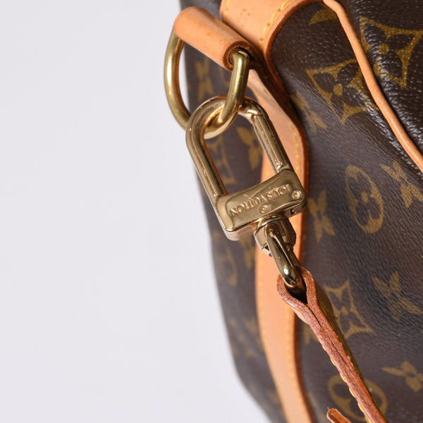 LOUIS VUITTON ルイヴィトン キーポル55 ボストンバッグ M41414 モノグラム ブラウン ゴールド金具 良品 中古 4a000584