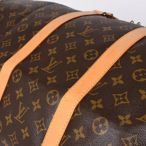 LOUIS VUITTON ルイヴィトン キーポル55 ボストンバッグ M41414 モノグラム ブラウン ゴールド金具 良品 中古 4a000584