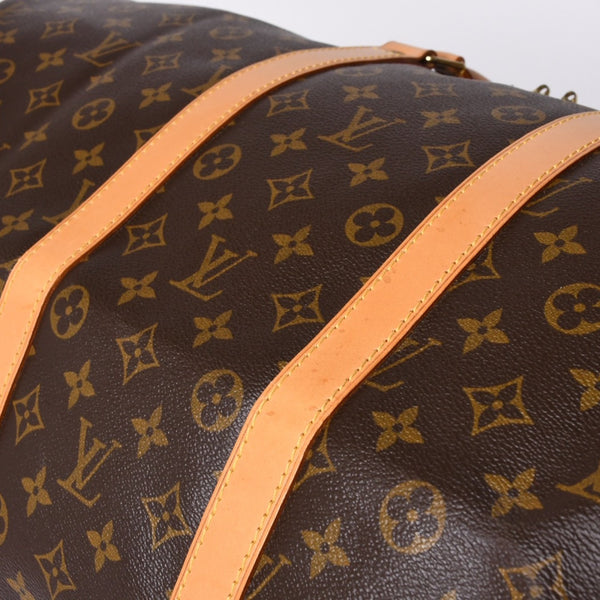 LOUIS VUITTON ルイヴィトン キーポル55 ボストンバッグ M41414 モノグラム ブラウン ゴールド金具 良品 中古 4a000584