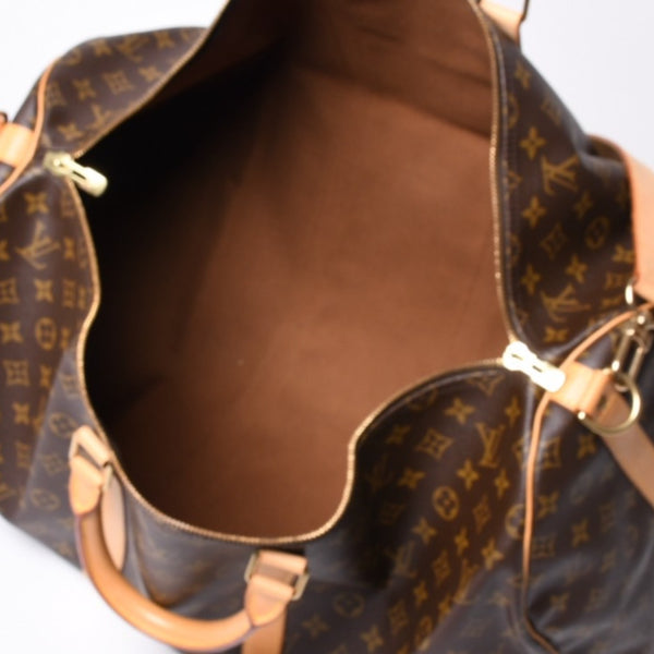 LOUIS VUITTON ルイヴィトン キーポル55 ボストンバッグ M41414 モノグラム ブラウン ゴールド金具 良品 中古 4a000584