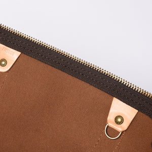 LOUIS VUITTON ルイヴィトン キーポル55 ボストンバッグ M41414 モノグラム ブラウン ゴールド金具 良品 中古 4a000584