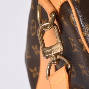 LOUIS VUITTON Keepall Bandouliere 60 Boston Bag M41412 Monogram PVC Tanned Leather Brown Good Condition Used 4a000588