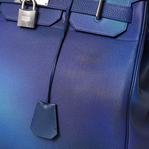 極美品 HERMES エルメス オータクロア 40 コスモス ブルーニュイ グラデーション トゴ シルバー金具 Y刻印 中古 4a000604