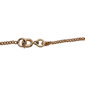 CHANEL Necklace double-sided here mark brown marble GD 05A necklace CC brown marble GD 05A Good Condition Used 4a000629