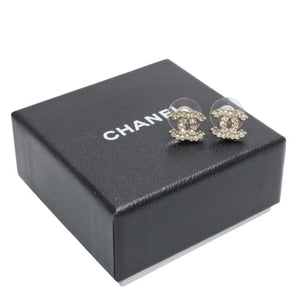 Very Good Condition CHANEL Chanel Earrings Rhinestone Coco Mark Gold 10A earrings CC rhinestone GD 10A Good Condition Used 4a000647