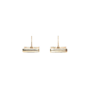 Very Good Condition CHANEL Chanel Earrings Square Leather Coco Gold B23S earrings square button CC BK B23S GD Good Condition Used 4a000665
