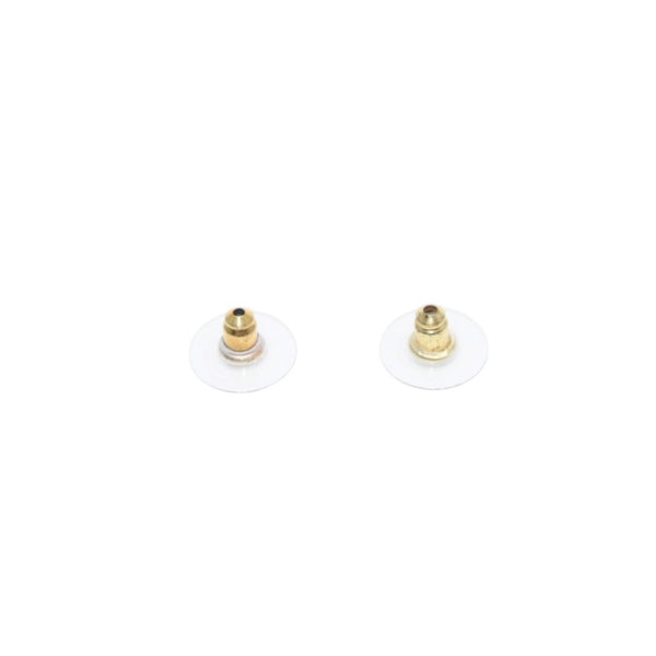 Very Good Condition CHANEL Chanel Earrings Square Leather Coco Gold B23S earrings square button CC BK B23S GD Good Condition Used 4a000665