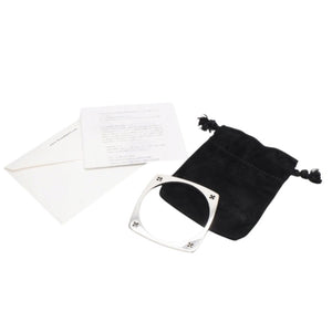 CHROME HEARTS クロムハーツ KH SQUARE ケイトハドソン スクエアバングル 重量約44.23g CHプラス シルバー925 美品 中古 4a001345