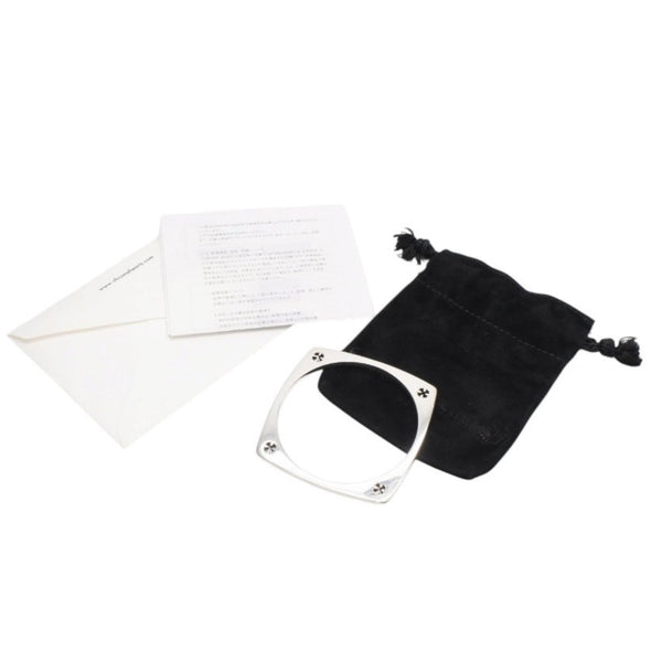 CHROME HEARTS クロムハーツ KH SQUARE ケイトハドソン スクエアバングル 重量約44.23g CHプラス シルバー925 美品 中古 4a001345