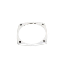 画像をギャラリービューアに読み込む, CHROME HEARTS クロムハーツ KH SQUARE ケイトハドソン スクエアバングル 重量約44.23g CHプラス シルバー925 美品 中古 4a001345