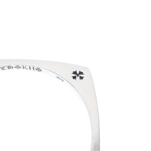 CHROME HEARTS クロムハーツ KH SQUARE ケイトハドソン スクエアバングル 重量約44.23g CHプラス シルバー925 美品 中古 4a001345