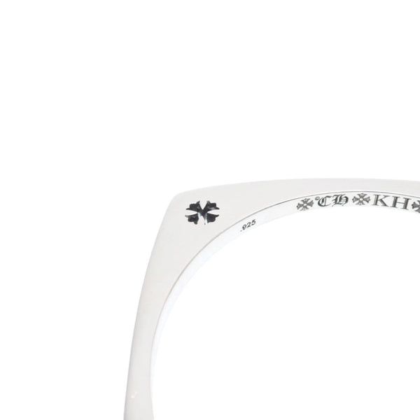 CHROME HEARTS クロムハーツ KH SQUARE ケイトハドソン スクエアバングル 重量約44.23g CHプラス シルバー925 美品 中古 4a001345