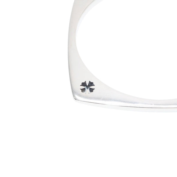 CHROME HEARTS クロムハーツ KH SQUARE ケイトハドソン スクエアバングル 重量約44.23g CHプラス シルバー925 美品 中古 4a001345