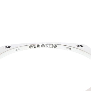 CHROME HEARTS クロムハーツ KH SQUARE ケイトハドソン スクエアバングル 重量約44.23g CHプラス シルバー925 美品 中古 4a001345
