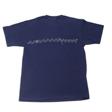 画像をギャラリービューアに読み込む, VINTAGE ヴィンテージ 90's MO WAX RECORDS モーワックス レコーズ 半袖Tシャツ サイズL ネイビー ジェームス ラヴェル 美品 中古 4a001513
