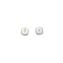 画像をギャラリービューアに読み込む, CHANEL シャネル ピアス ココマークボタン クリアラメ シルバー 06P earrings mini button clear glitter 06P SV 美品 中古 4a000625