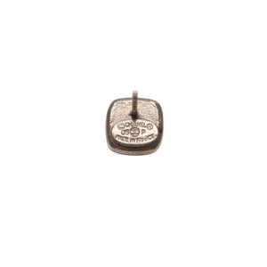 CHANEL Earrings here mark button clear glitter silver 06P earrings mini button clear glitter 06P SV Good Condition Used 4a000625